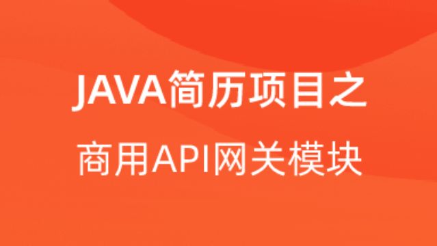 【校招VIP】出品：JAVA简历项目之商用API网关模块