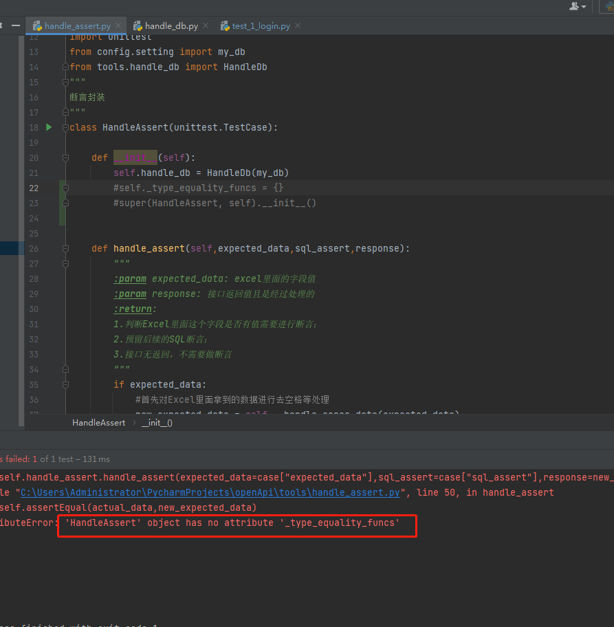 python 初始化方法踩坑 object has no attribute '_type_equality_funcs' - jack ...