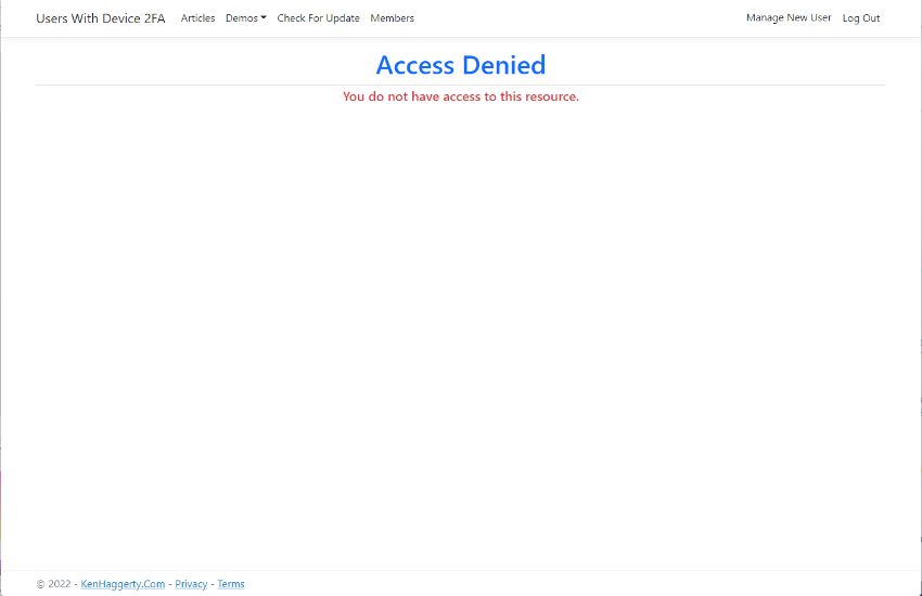 Access Denied.