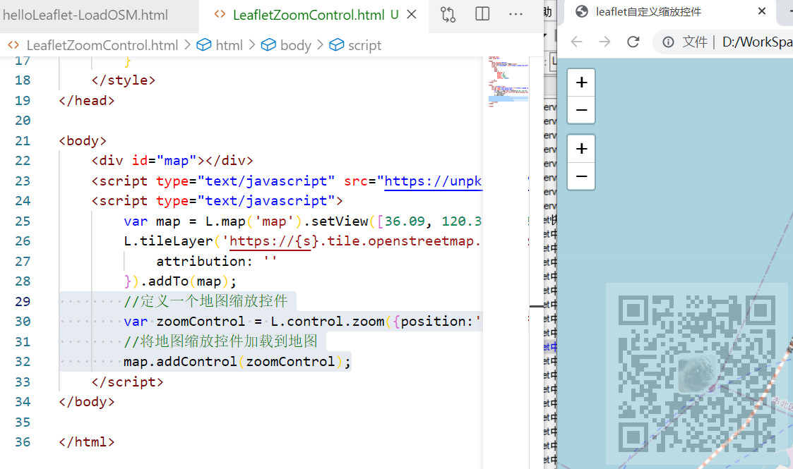 Leaflet中实现添加、隐藏、自定义缩放Zoom控件 霸道流氓 博客园