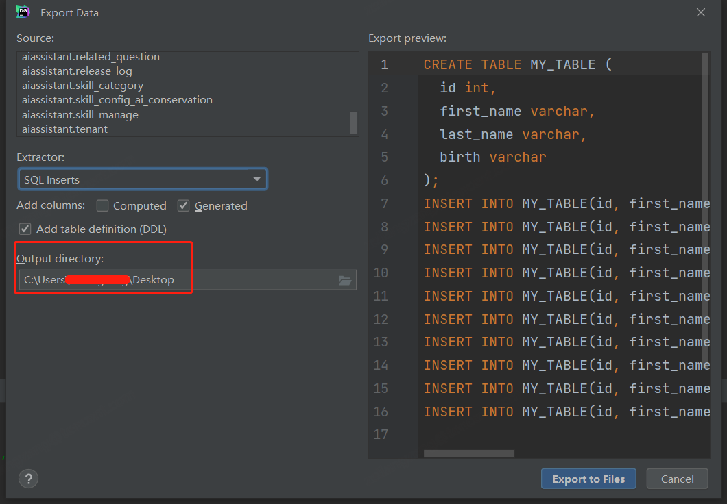 datagrip mysql