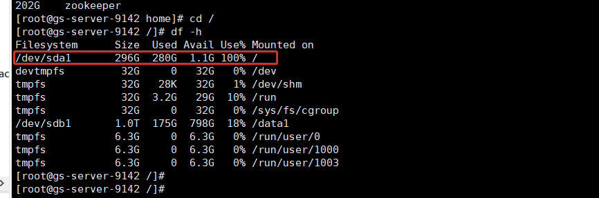 linux 磁盘占满解决方法- 介寒食- 博客园