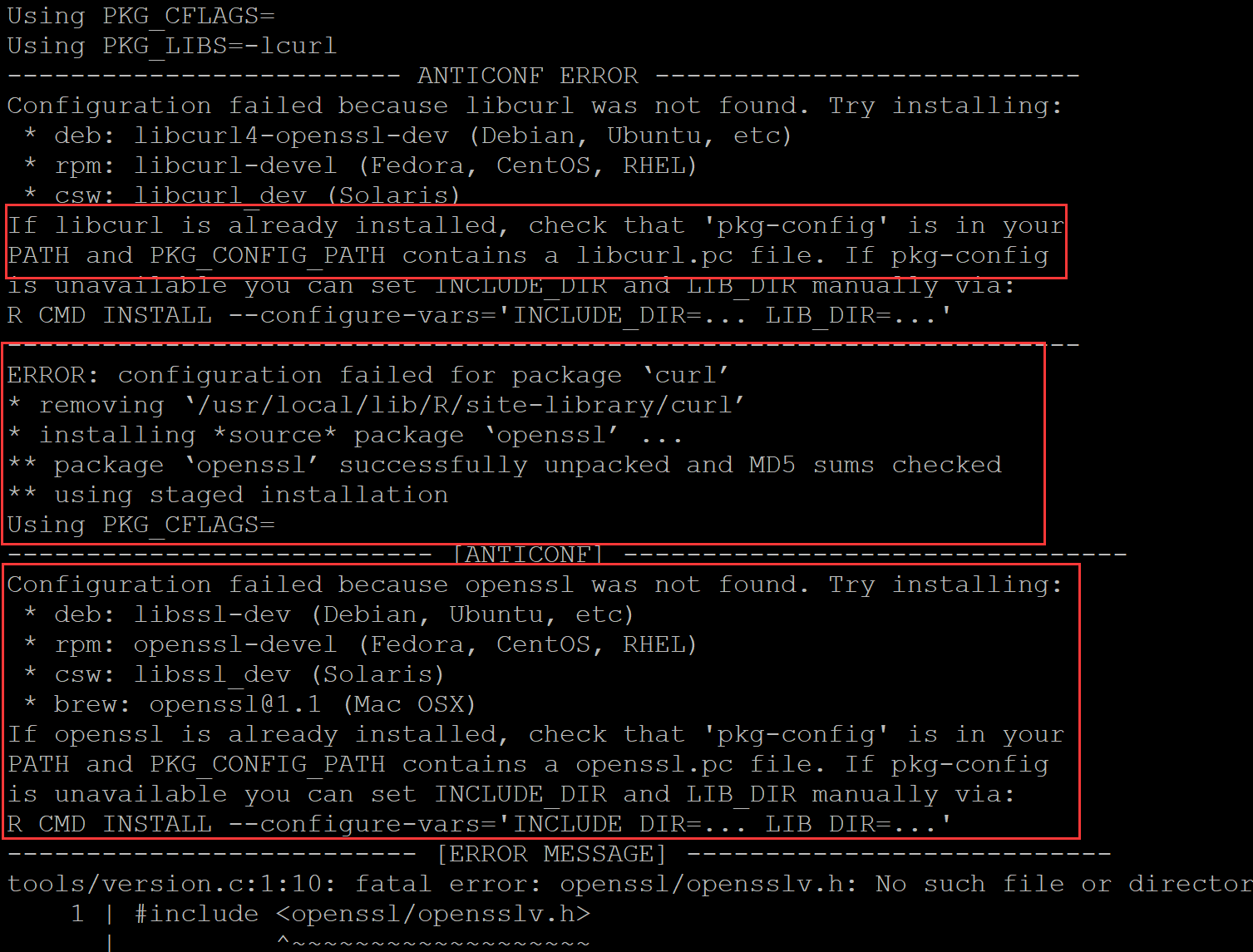 if-libcurl-is-already-installed-check-that-pkg-config-is-in-your