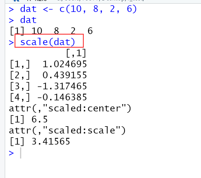 R语言中scale函数（数据的标准化z-score） - 小鲨鱼2018 - 博客园