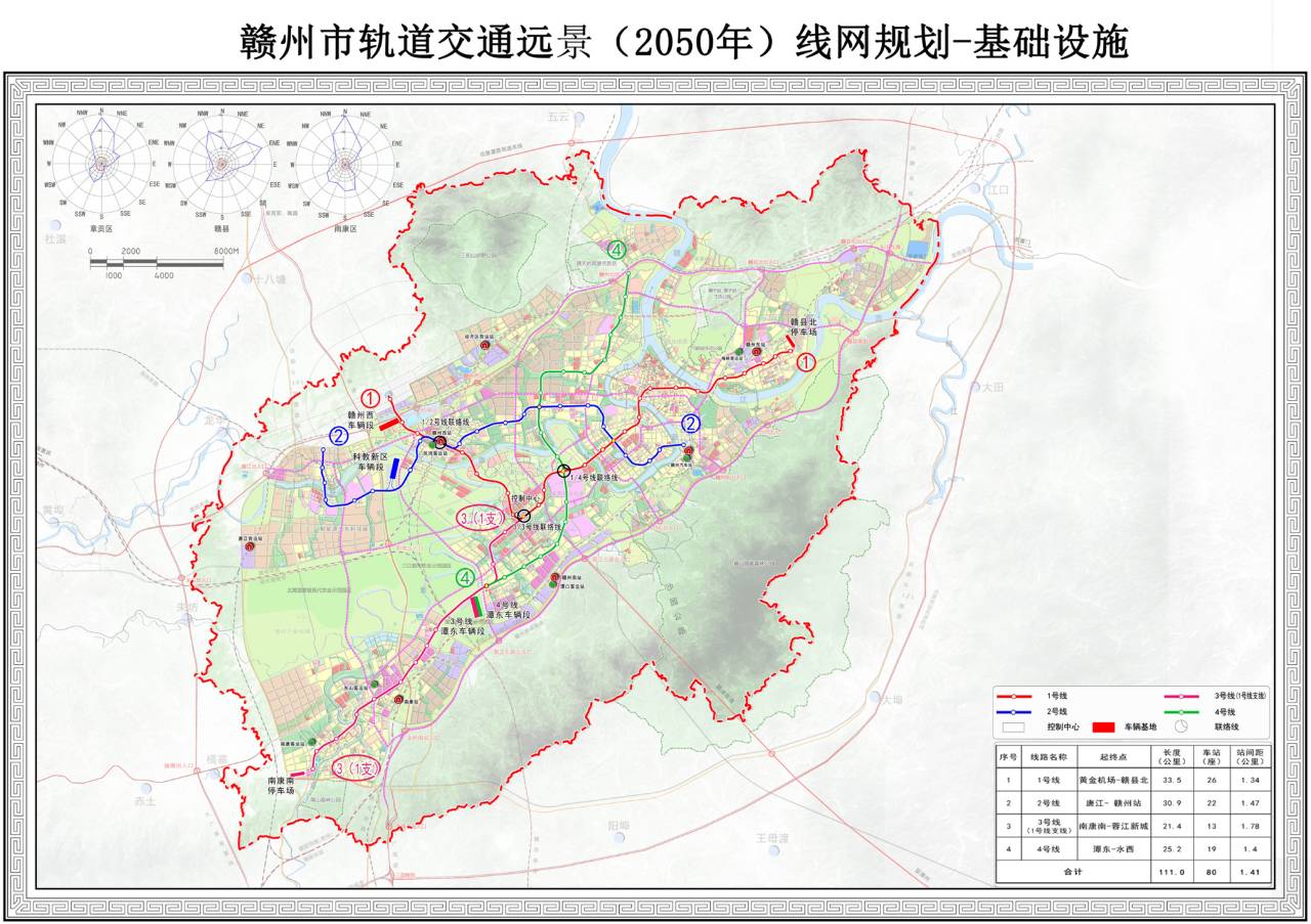 赣州地铁1号线线路图图片