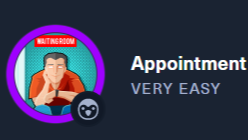 STARTING POINT - TIER 1 -   Appointment