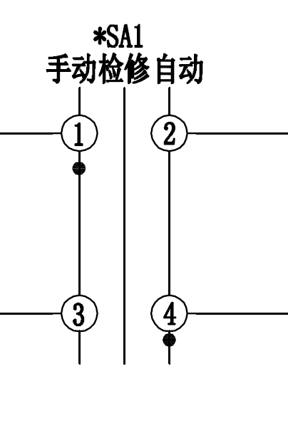 转换开关怎么看触点图图片