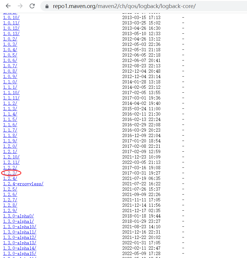 Logback jar 