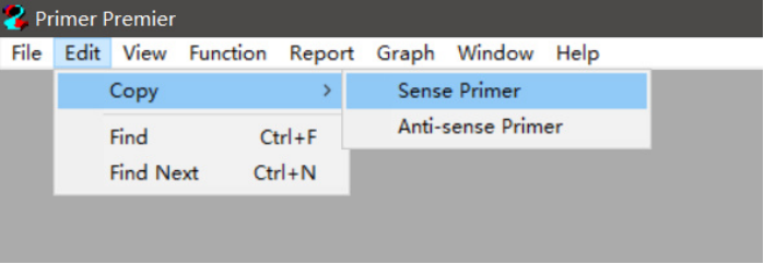 PCR引物设计软件primer5