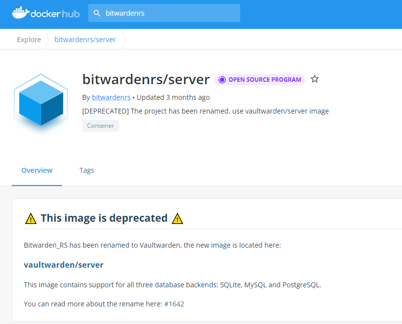 使用Docker搭建自己的Bitwarden密码管理服务