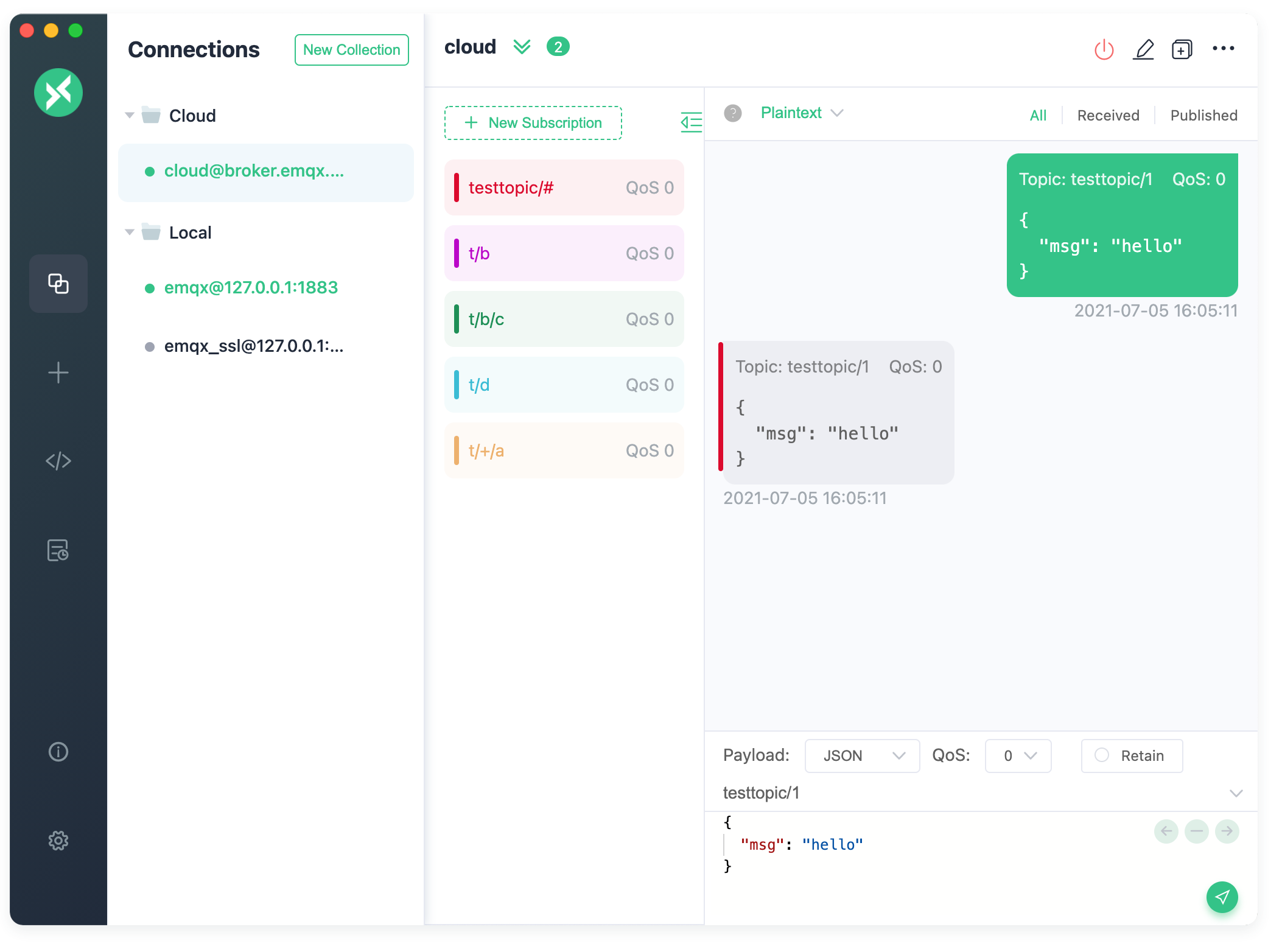 MQTT X v1.7.1 预览