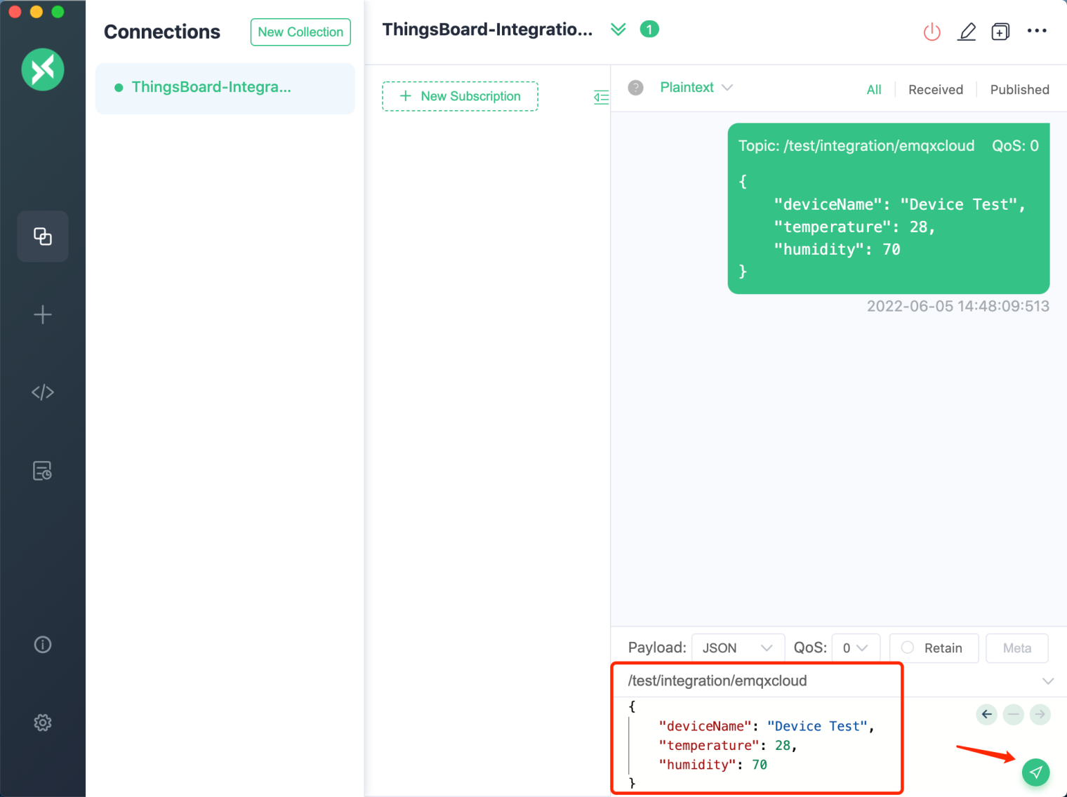 MQTT 消息发布