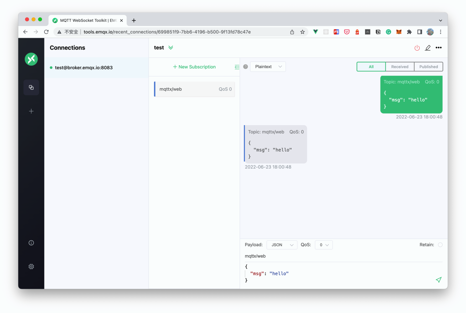 MQTT WebSocket