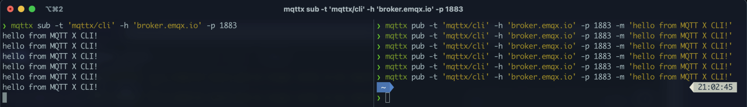 MQTT CLI1