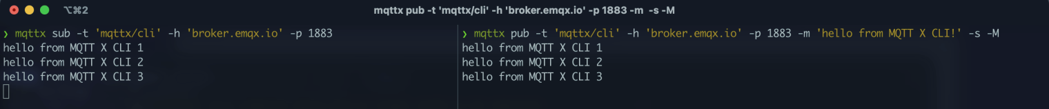 MQTT CLI2