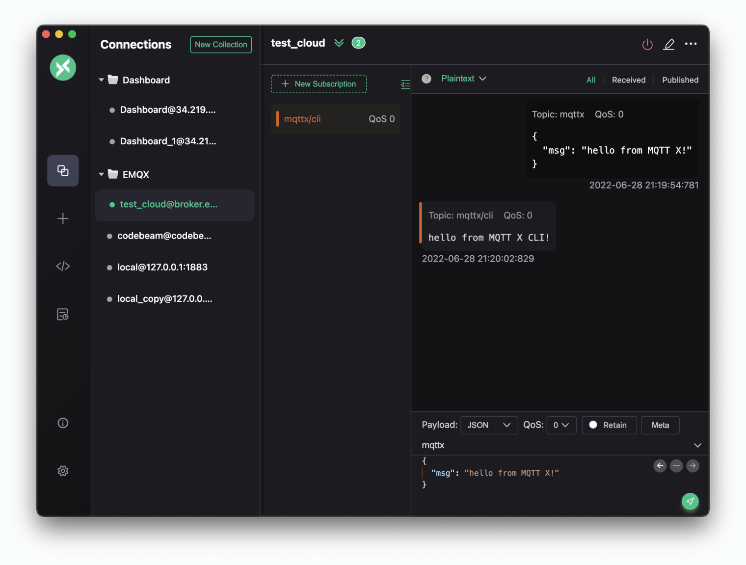 MQTT 桌面客户端