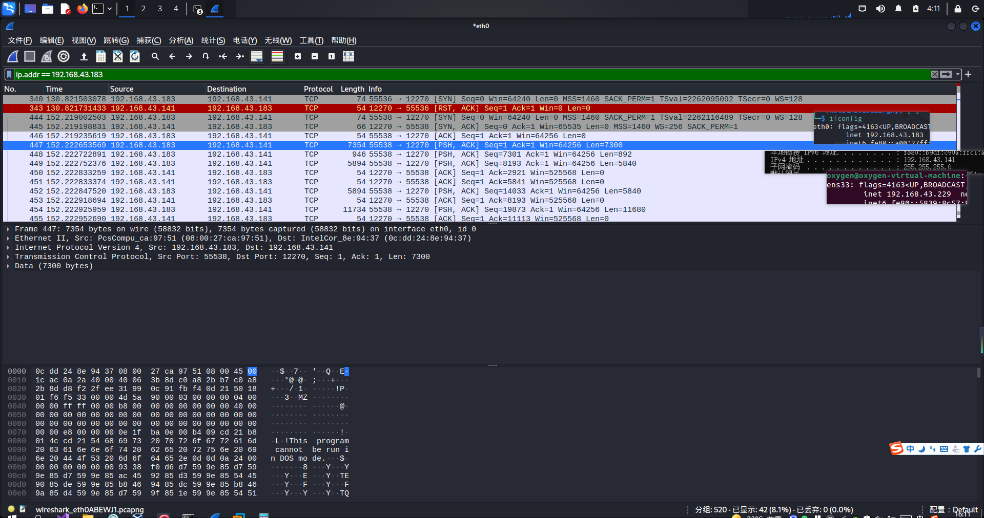 1.3 tcp包信息分析