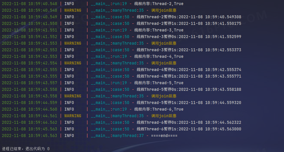 【Python】threading模块_多线程并发 - Phoenixy - 博客园