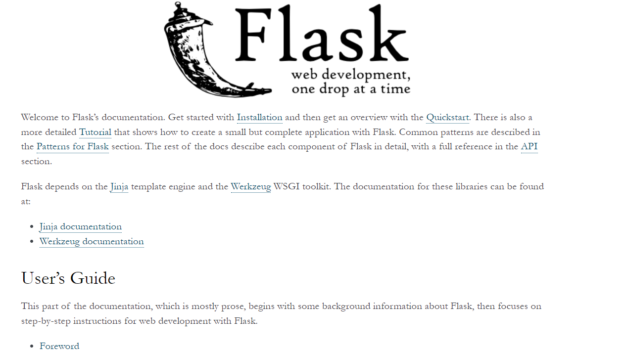Flask 入门小结