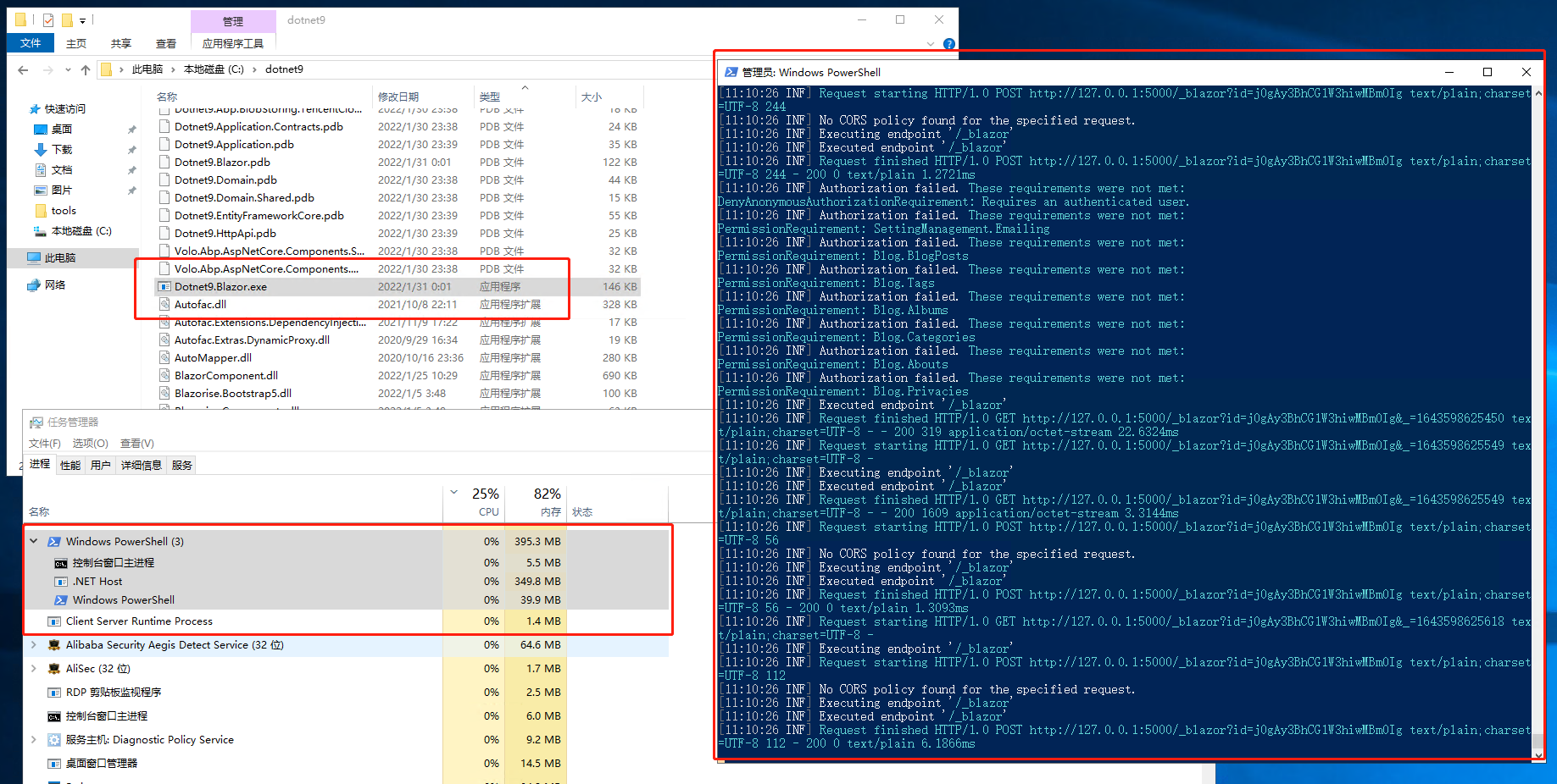 Dotnet9运行情况