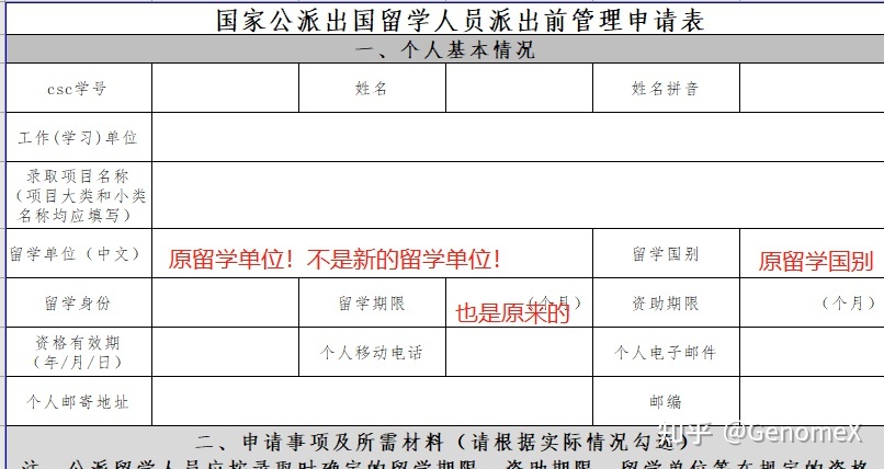 关于派出前管理表的填写信息的一些提醒