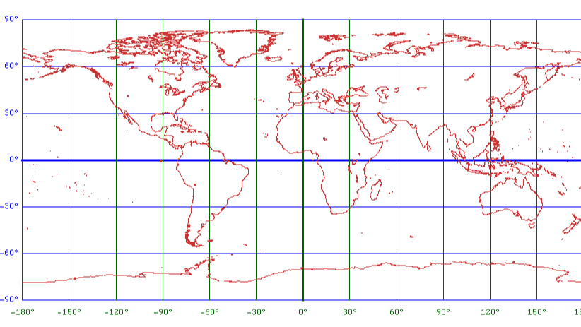 未经投影的地理坐标系如何显示为平面地图