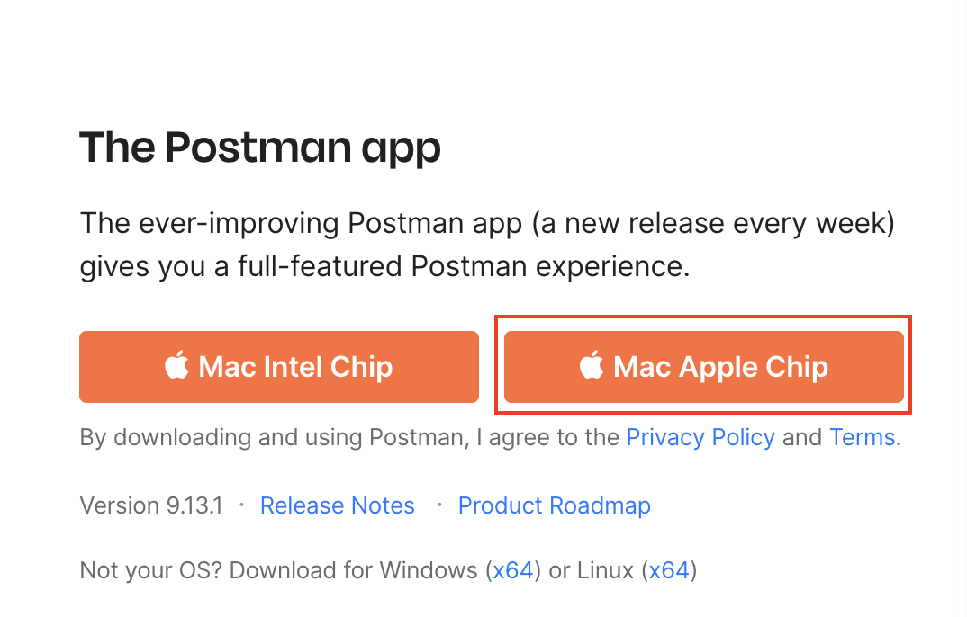 postman mac not working loading cancel request