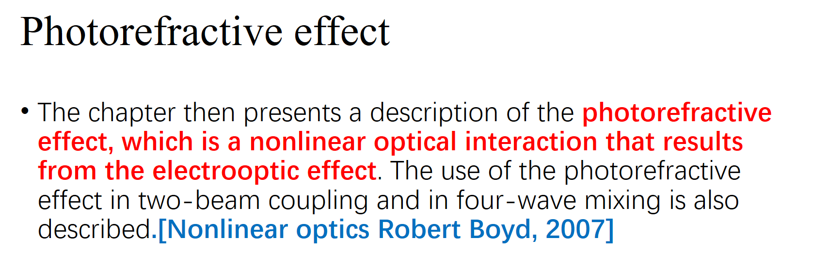 Twobeam coupling, photorefractive effect Stronger_happier 博客园