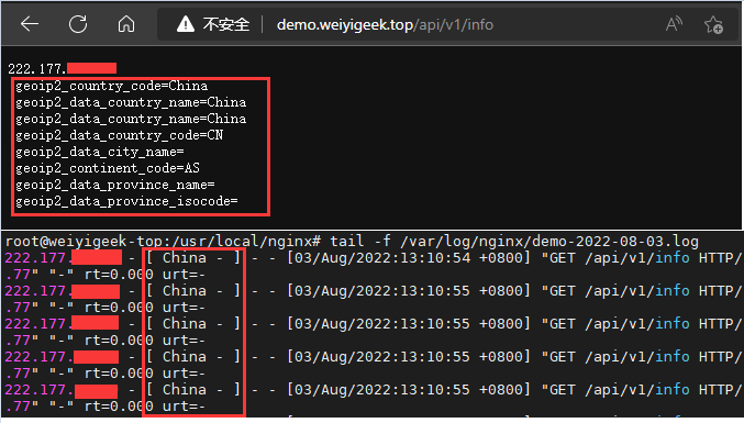 WeiyiGeek.nginx中使用geoip2模块验证