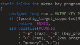 Intel MKTME 在Linux Kernel中的初始化和Key编辑API
