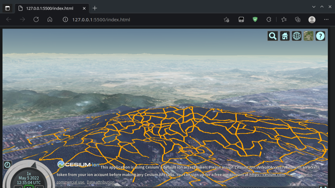 Cesium加载三维路线