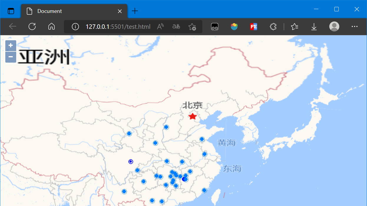 基于IGServer的Web地图要素增删改查