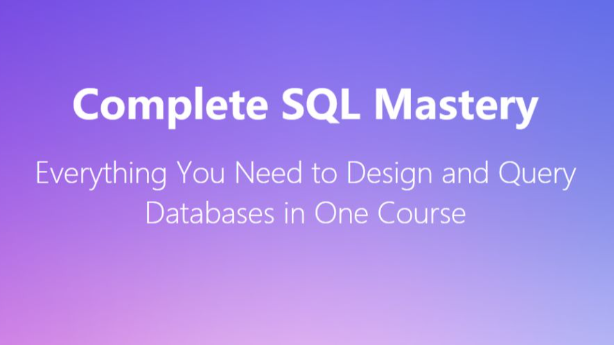 课程：Mosh_完全掌握SQL【笔记】