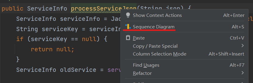 Idea插件SequenceDiagram快速查看方法调用