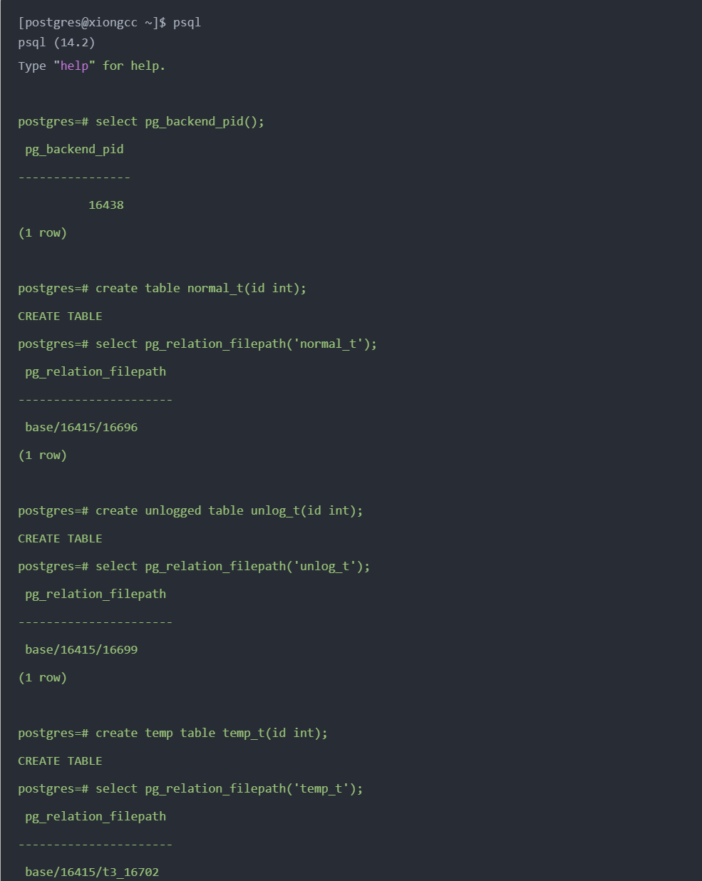 postgresql-temporary-table