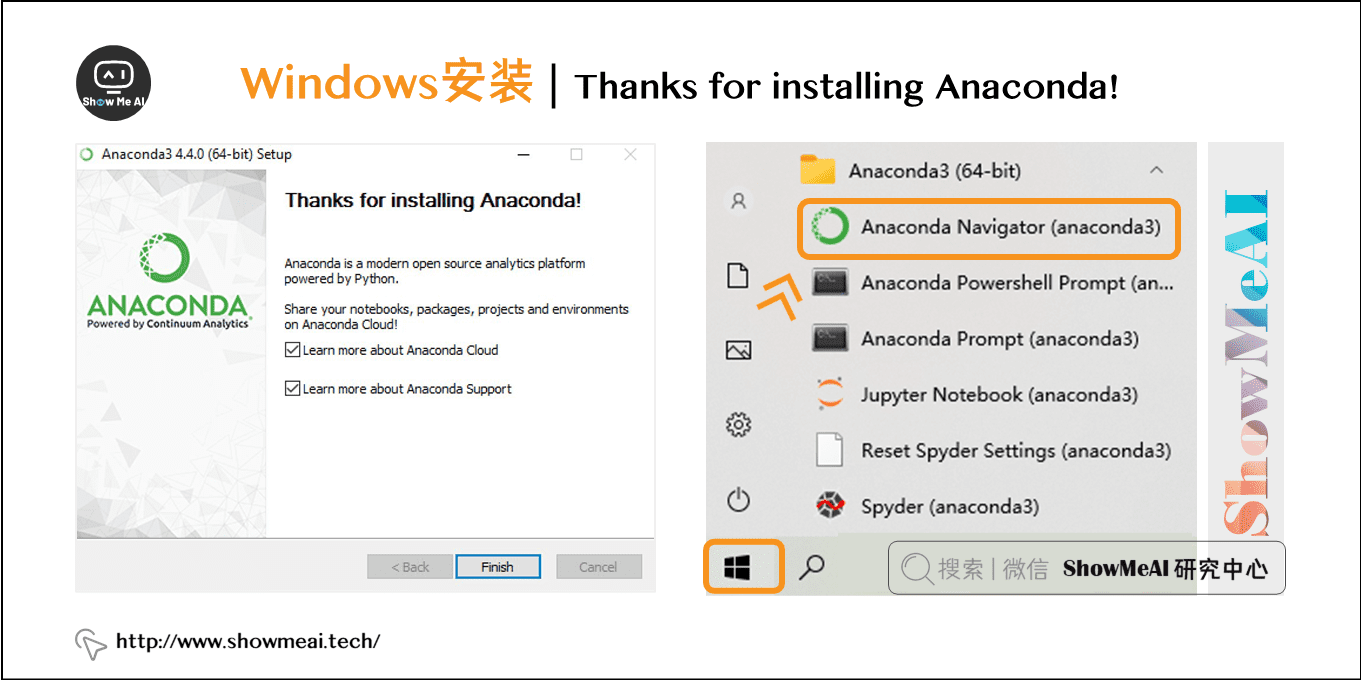 Windows安装 | Thanks for installing Anaconda!