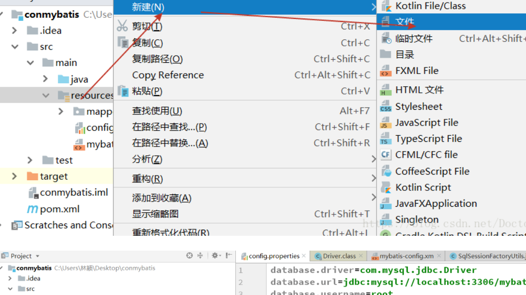 IDEA创建MyBatis项目--实现简单的查操作