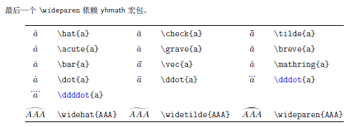 数学重音符号