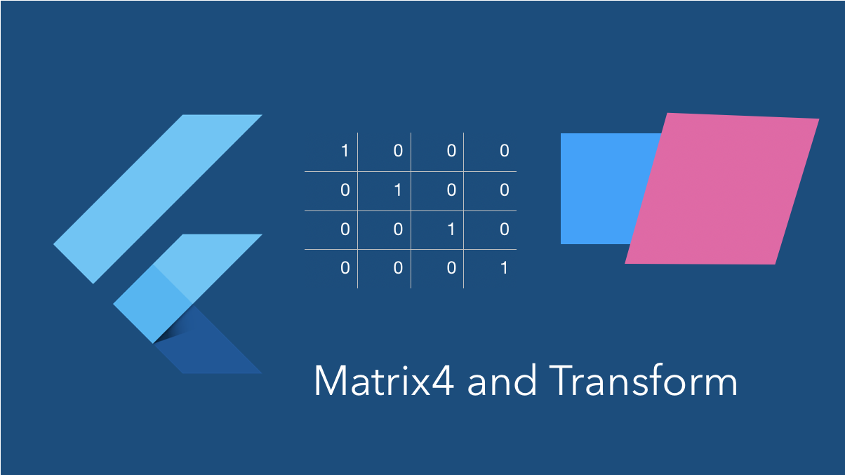 高级Flutter: 矩阵（Matrix4）与透视变换（译文）