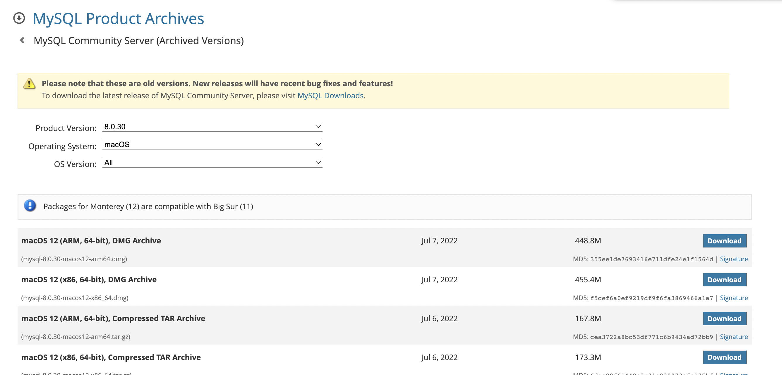 Mac mysql joyfulest 
