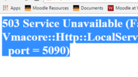 VCSA6.7异常关闭后启动提示 503 Service Unavailable (Failed to connect to endpoint的解决办法