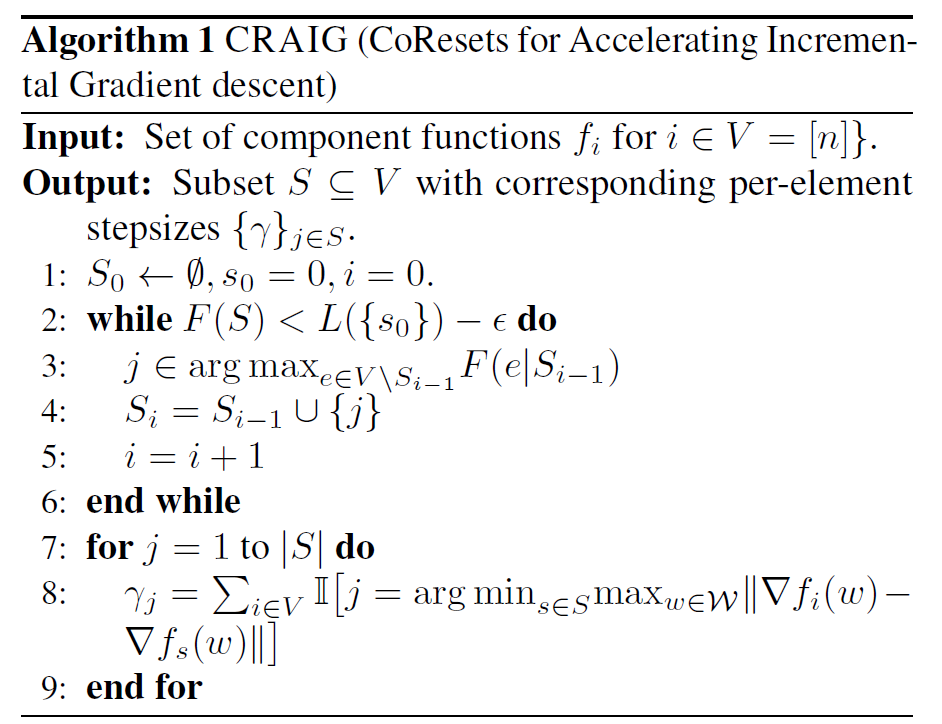 论文笔记 - Coresets for Data-efficient Training of Machine Learning Models ...
