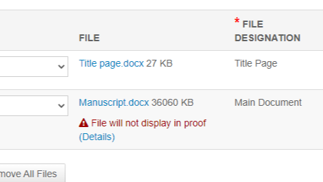 关于Scholarone投稿系统“File will not display in proof”的解决思路汇总