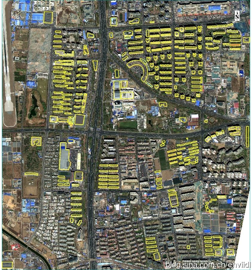 利用SuperView数据基于ENVI深度学习进行建筑物提取