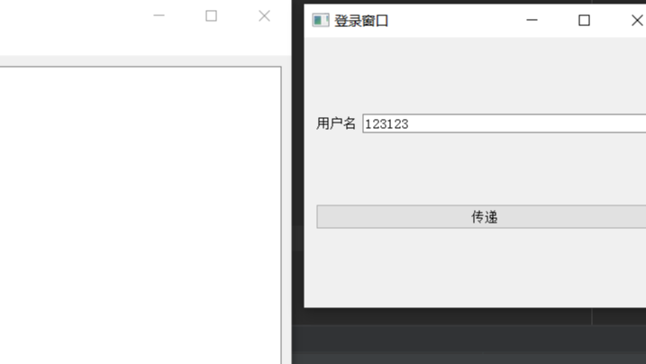 PyQt5中menu打开子窗口，子窗口向父窗口传递数据