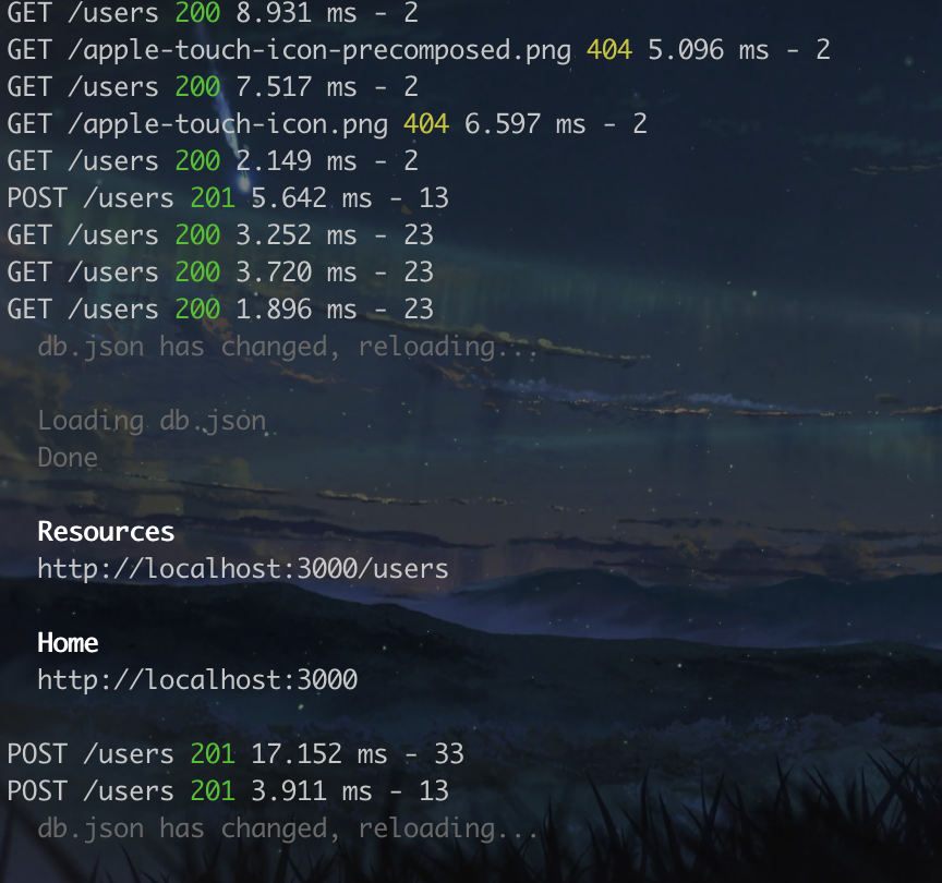 Json server mock yurro 