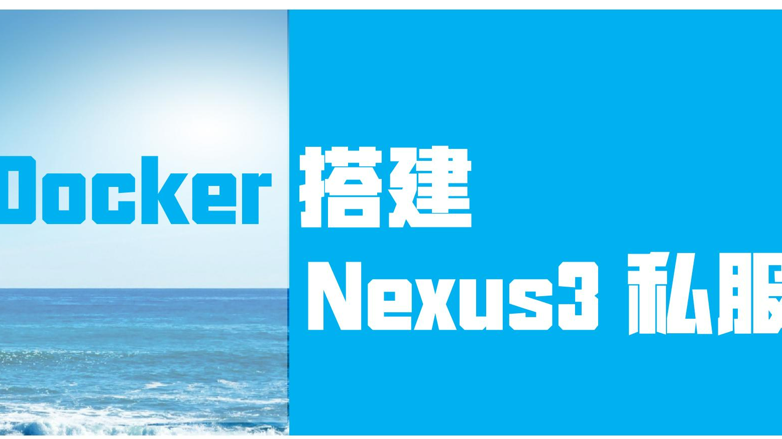  Docker 搭建 Nexus3 私服 | 基本操作