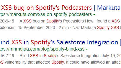 8月23日 | 英语翻译 | 关于因为无法理解视频Spotify中XSS的原因，特地来看了有价值的Cross-Site Scripting专题