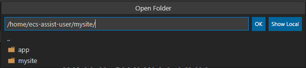 Open Folder